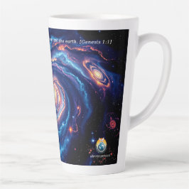 最初の神と創造の聖句 カフェラテマグ