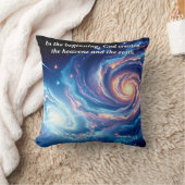 最初の神と創造の聖句 クッション (ブランケット)