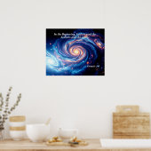 最初の神と創造の聖句 ポスター (キッチン)