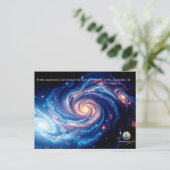 最初の神と創造の聖句 ポストカード (スタンド正面)