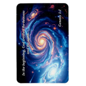 最初の神と創造の聖句 マグネット (縦)