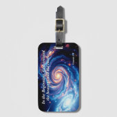 最初の神と創造の聖句 ラゲッジタグ (正面縦)