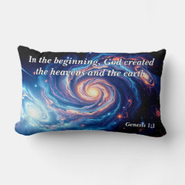 最初の神と創造の聖句 ランバークッション