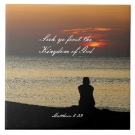 最初の神の国を求めるマタイ6:33日の出 タイル