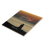 最初の神の国を求めるマタイ6:33日の出 タイル (側面)