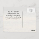 最初の神の国を求めるマタイ6:33海 ポストカード (裏面)