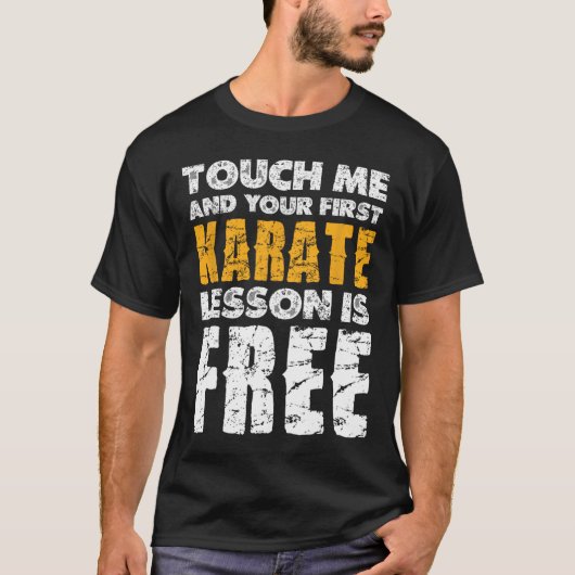 最初の空手レッスンは無料です Tシャツ (正面)