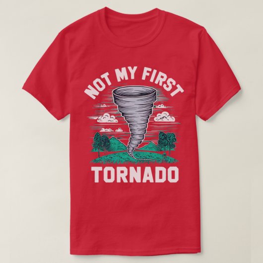 最初の竜巻ではない Tシャツ (デザイン正面)