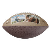 最初の素朴バレンタインデーを一緒に2枚の写真 アメリカンフットボール (回転90)