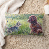 「最初の紹介」 ランバークッション (ブランケット)