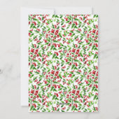 最初の結婚したクリスマススクリプト写真 シーズンカード (裏面)