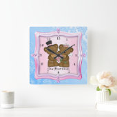 最初の結婚時計 スクエア壁時計 (ホーム)