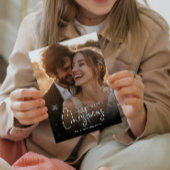 最初の結婚記念クリスマスの写真プリント フォトプリント           