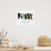 最初の結婚記念日の写真 ポスター (キッチン)