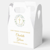 最初の聖なる聖餐式ガーランド金ゴールドスクリプト フェイバーボックス (オープン)