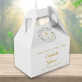 最初の聖なる聖餐式ガーランド金ゴールドスクリプト フェイバーボックス