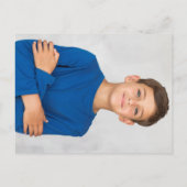 最初の聖なる聖餐式シルバー日付写真を保存 案内ポストカード (裏面)