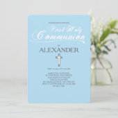 最初の聖なる聖餐式Select Inv YOU PICK COLOR 招待状 (スタンド正面)