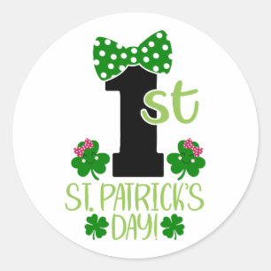最初の聖パトリックの日☘️ ラウンドシール