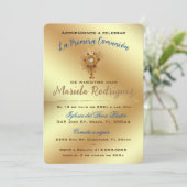 最初の聖体拝領の招待状（スペイン語） 招待状 (スタンド正面)