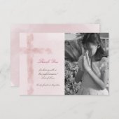 最初の聖感謝してい聖体水の色 招待状 (正面/裏面)