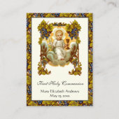 最初の聖餐会イエス・チャリスの記憶 名刺 (正面)