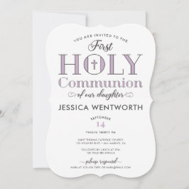 最初の聖餐式の娘 招待状