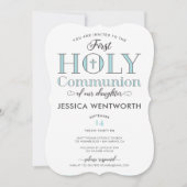 最初の聖餐式の娘 招待状 (正面)