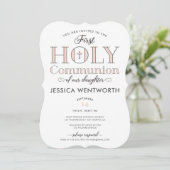 最初の聖餐式の娘 招待状 (スタンド正面)