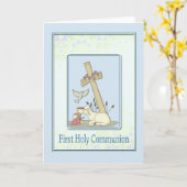 最初の聖餐式 カード (黄色い花)