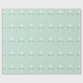 最初の聖餐式、ソフトグリーンの台本 ラッピングペーパー (フラット)