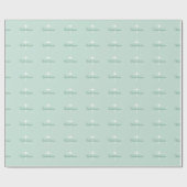 最初の聖餐式、ソフトグリーンの台本 ラッピングペーパー (フラット)