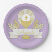 最初の聖餐式、ライラ最初の聖餐式 ペーパープレート (正面)