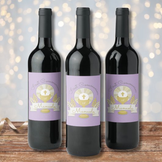 最初の聖餐式、ライラ最初の聖餐式 ワインラベル