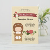 最初の聖餐式*背景色を選択 招待状 (スタンド正面)