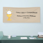 最初の聖餐式*背景色を選択 横断幕 (トレードショー)