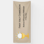 最初の聖餐式*背景色を選択 横断幕 (縦)