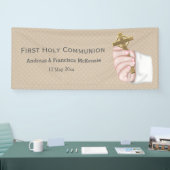 最初の聖餐式*背景色を選択 横断幕 (トレードショー)