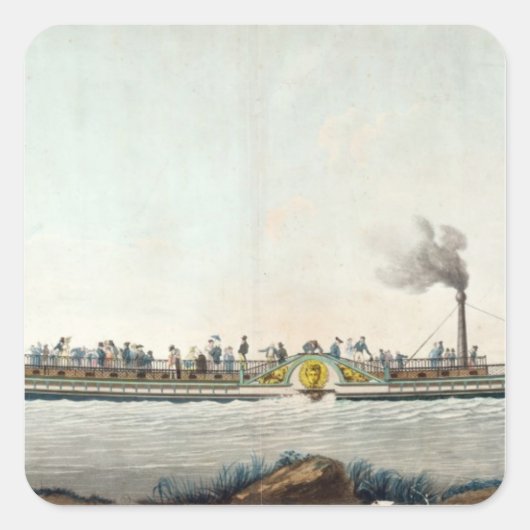 最初の蒸気船シャルル・フィリップ スクエアシール (正面)