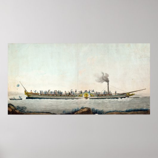 最初の蒸気船シャルル・フィリップ ポスター (正面)