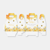 最初の蜂の日黄色の野の花1歳の誕生日 フェイバーボックス (折り畳みなし)