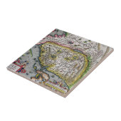 最初の西部の地図書の中国| 1584年 タイル (側面)