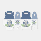 最初の誕生日ありがとうボーイブルーエレファントジャングル フェイバーボックス (折り畳みなし)