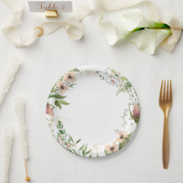 最初の誕生日に雑草のように育ち ペーパープレート