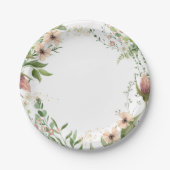 最初の誕生日に雑草のように育ち ペーパープレート (正面)