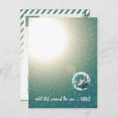 最初の誕生日のまわりには太陽の軌道 ポストカード (正面/裏面)