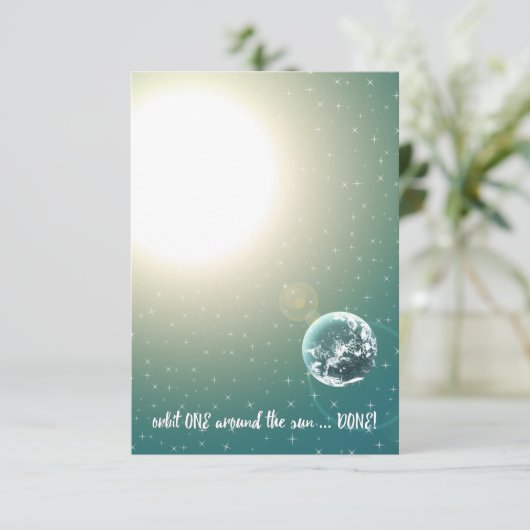 最初の誕生日のまわりには太陽の軌道 招待状 (スタンド正面)