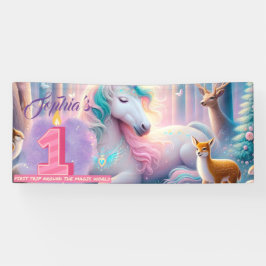 最初の誕生日のカスタマイズ可能 横断幕