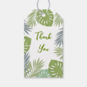 最初の誕生日の植物のラベルのためにありがとう。 ギフトタグ (正面)