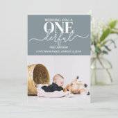 最初の誕生日オンダーフルタイポグラフィカード シーズンカード (スタンド正面)